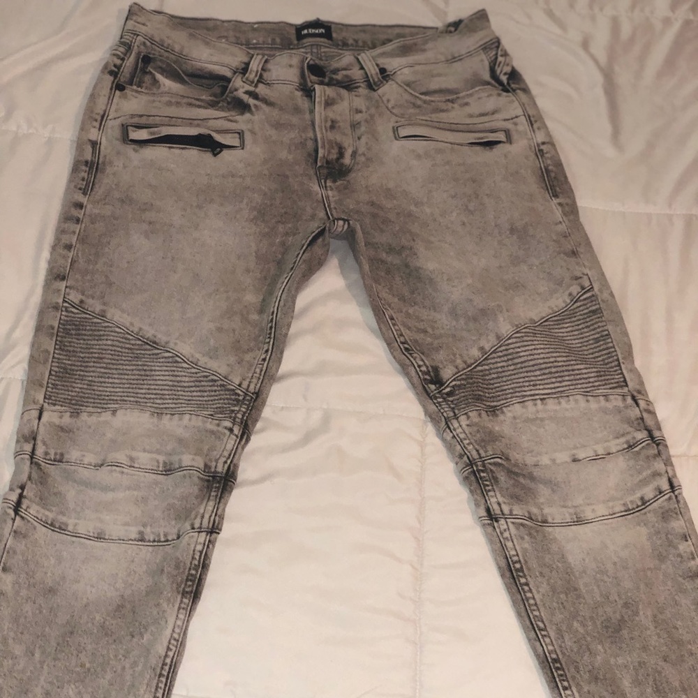 Gray Designer Jeans
